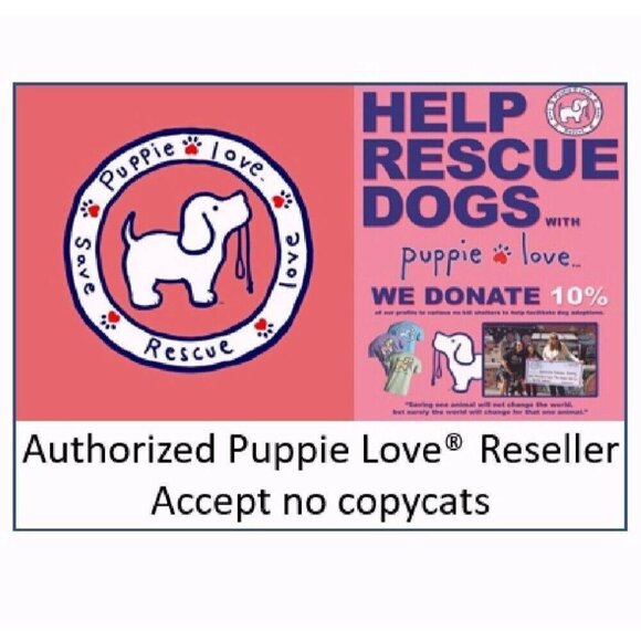 Puppie Love Dog Camping Pup and Toasted Marshmallows Short Sleeve T-Shirt NEW - Picture 5 of 6